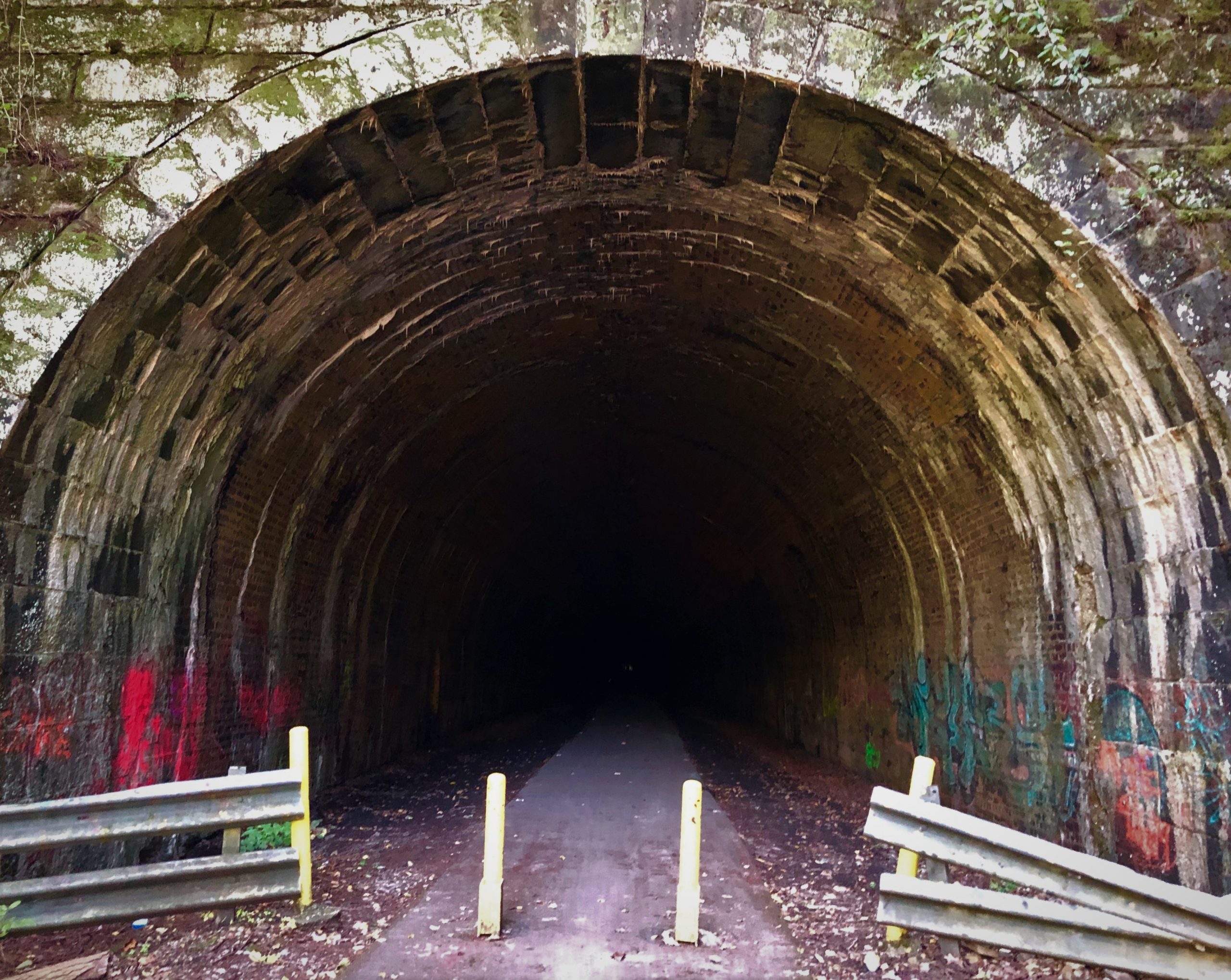 through tunnel